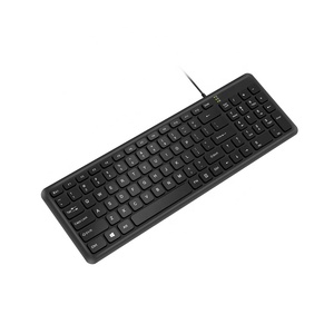 Chất Lượng Cao New Siêu Mỏng USB Có Dây Tiêu Chuẩn Máy Tính Xách Tay Bàn Phím Kích Thước Trung Bình Trọng Lượng Nhẹ Cho <span class=keywords><strong>PC</strong></span> Văn Phòng - Product Image 4