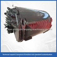 Rig Pengeboran dengan Bucket Pengambil Pasir Coklat Berlapis Ganda untuk Menggali Tanah, Garansi 5+ Tahun, Lebar 600mm, Tinggi 1600mm