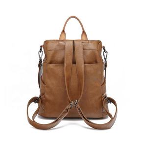 Andong High Quality Leather <b>Backpack</b> for <b>Women</b> Soft <b>Backpacks</b> Elegant Ladies Shoulder <b>Large</b> Capacity <b>Large</b> Capacity Sling Bags - Product Image 4