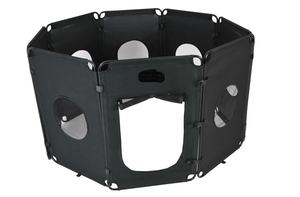 Box per animali domestici all'aperto morbido per cani pieghevole per animali domestici box portatile 8 pannelli per recinzione in acciaio pieghevole per animali domestici penna per esercizi - Product Image 5