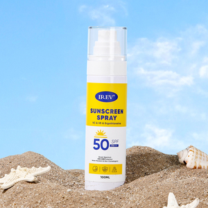 Private Label Yellow <b>Sunscreen</b> <b>Spray</b> with Centella Asiatica Extract for Face &Body Soothing Ultraviolet Protective <b>Spray</b> 100ML - Product Image 1