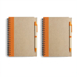 Aangepaste A5 Samenstelling <span class=keywords><strong>Notebook</strong></span> Met Hardcover Papier Cover Spiraal Binding Verschillende Promoties Beschikbaar - Product Image 1