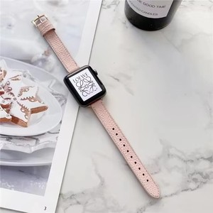 <span class=keywords><strong>Bracelet</strong></span> fin en <span class=keywords><strong>cuir</strong></span> avec boucle pour <span class=keywords><strong>Apple</strong></span> <span class=keywords><strong>Watch</strong></span> 41MM 45MM 40 44 38 42mm, <span class=keywords><strong>bracelet</strong></span> sport fin avec boucle pour IWatch Series 3 4 5 6 7 <span class=keywords><strong>SE</strong></span> - Product Image 6