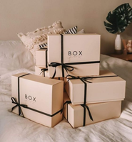 Boîte Cadeau Sur Mesure Couvercle et Fond en Carton Rigide, Emballage Luxe 2 Pièces pour Vêtements et Articles Vestimentaires