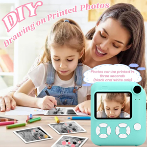 <span class=keywords><strong>Meilleurs</strong></span> cadeaux pour enfants-Smart Portable Inkless Thermal Printing DIY Instant Camera 1080P HD Video Recorder CMOS Imaging Sensor Filter - Product Image 4