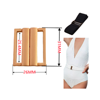 Meilleures ventes Boucles de maillot de bain réglables en alliage de zinc 20mm et 25mm pour femmes Accessoires de vêtement de bikini mode et sexy