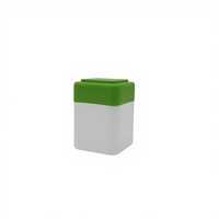 Bouteille en plastique carrée vide de 180 ml pour la vente en gros et la personnalisation, conteneur pour capsules, médicaments, comprimés, bonbons et emballages de produits de santé