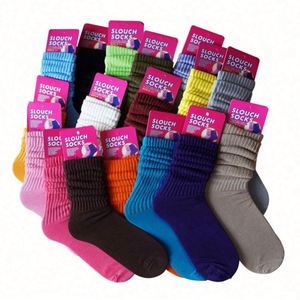 Wholesale Fashion Other <b>Long</b> Heavy Plain Dyed 80g Slouchy <b>Socks</b> Thick Solid Color Slouch <b>Socks</b> for Women - Product Image 5