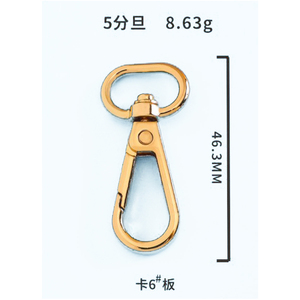 Chất Lượng Cao Biểu Tượng Tùy Chỉnh Kẽm Hợp Kim Kim Loại Logo Tag Túi Xách Phụ Kiện Túi Khóa Xoay Tôm Hùm Clasp Nickel Miễn Phí Snap Hook - Product Image 2