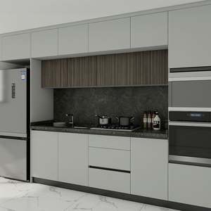 Mueble de Cocina Modular SANTOPOVA con Electrodomésticos Integrados y Almacenamiento Funcional - Product Image 3