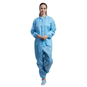 Ropa antiestática Unisex, electrónica, tela Esd, Cleanroom, fábrica