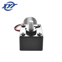 XYT noir 5840-31ZY 12v 24v couple élevé Max 70Kg,cm boîte de vitesses à vis sans fin moteur à Tube en acier Micro réducteur autobloquant moteur à courant continu à 90 degrés