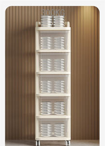 Carrello cucina rimovibile <span class=keywords><strong>scarico</strong></span> <span class=keywords><strong>a</strong></span> <span class=keywords><strong>pavimento</strong></span> <span class=keywords><strong>wc</strong></span> portaoggetti per bambini scaffale di stoccaggio del carrello - Product Image 3