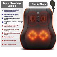 Zhipin OEM Elektrisches Lendenmassagekissen 3D-Knetmassage Intelligentes Heißkompresse-Shiatsu-Kissen Vibrationsmassagegerät mit Wärmefunktion