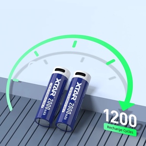 XTAR 선형 방전 곡선 고속 충전 2000mAh USB 타입 C 1.5V <span class=keywords><strong>AA</strong></span> 리튬 충전식 배터리 스마트 잠금 장치, 마이크 - Product Image 5