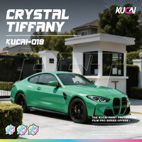 Film de protection de couleur changeante brillant de haute qualité, vinyle cristal PET, film de couleur automobile 1,52*17m/rouleau