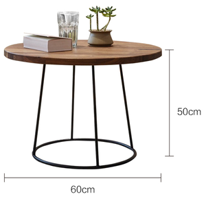 Modern Cheap Smart Tea Desk <strong>Marble</strong> With Metal South American Walnut Living Room Round Wood Coffee Table - Product Image 2