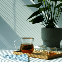 Tasse à thé en verre borosilicate de haute qualité pour le bureau ou la maison, avec couvercle, poignée et infuseur, idéale pour les occasions professionnelles ou de loisirs