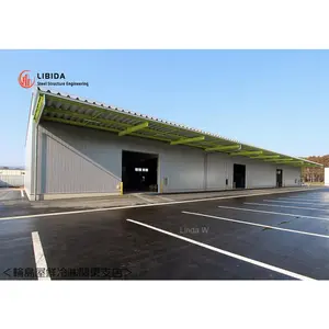 Storage Warehouse Prefabricated Factory Building Mild Steel Construction Materials Steel Structure Real Estate Warehouse