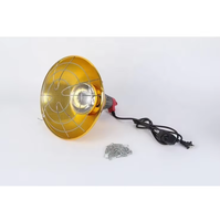 Lampe chauffante infrarouge haute puissance 110V 220V avec dissipateur thermique en aluminium et douille céramique pour porcelets