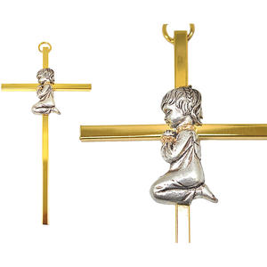 Meilleure vente en acier fantaisie en alliage de zinc polyvalent métal artisanat Antique bronze cuivre prière fournitures Crucifix croix - Product Image 1