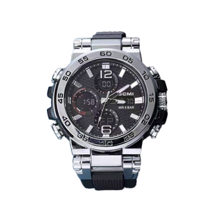 अनुकूलन योग्य पुरुषों के खेल क्वार्ट्ज घड़ी सिलिकॉन स्ट्रैप चमकदार नंबर डिस्प्ले - Product Image 1