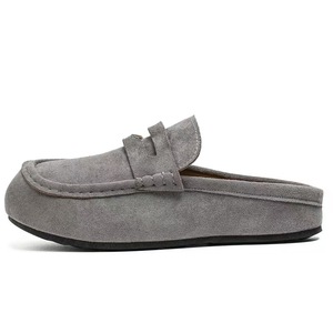 Mules confortables à talon compensé, style rétro Old Money, à bout fermé, pour la maison, modèle Cross-border Neck <span class=keywords><strong>Ken</strong></span> - Product Image 4