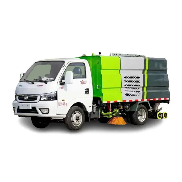 Dongfeng newest small sweeping speed street sweeper road truck for sale