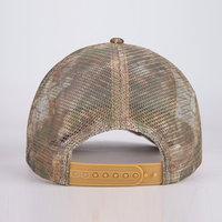 Gorra de béisbol de malla de 5 paneles con logotipo bordado personalizado al por mayor