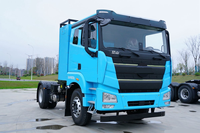 Camion tracteur électrique 6x4 de marque chinoise de premier plan EV490-20, nouveau, transmission automatique à 5 vitesses, direction à gauche, charge rapide, 11-20T