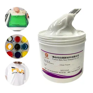 Water Base Screenprinting Ink Clear Ink for Fabric Printing