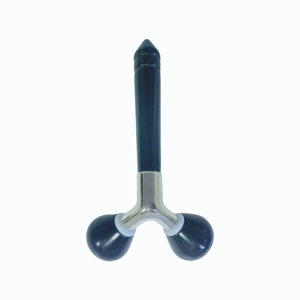 Rouleau facial en jade Xiuyan noir personnalisé OEM, masseur facial 3D en forme de Y pour raffermir la peau, outil anti-rides pour les soins de la peau - Product Image 2