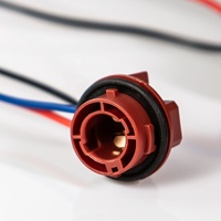 Adaptateur de prise d'alimentation pour éclairage de voiture LED 12V de qualité supérieure, S25 Bay15D 1156 1157, fil de cuivre, plastique, autres accessoires d'éclairage automobile