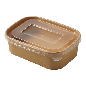 Contenedor de comida de papel Kraft, taza de fideos con tapas para sopa caliente para galletas, ensalada, azúcar, merienda, pan, leche, hamburguesa - Product Image 6