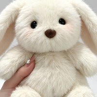 Peluche Lapin Blanc Doux et Moelleux pour Cadeau et Bébé