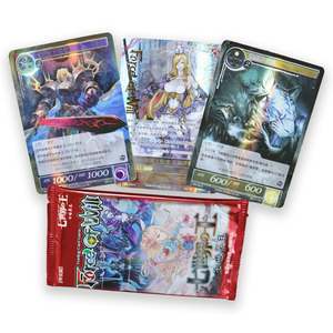 Bao bì giấy ép kim hologram in tùy chỉnh cho trò chơi thẻ bài TCG hoạt hình Nhật Bản, giấy 350gsm, có logo tùy chỉnh dành cho người chơi poker - Product Image 4