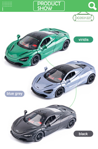 Jouet de <span class=keywords><strong>voiture</strong></span> en alliage de métal 1:32, <span class=keywords><strong>petite</strong></span> <span class=keywords><strong>voiture</strong></span> avec lumières et son - Product Image 2