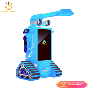 Kim loại nhựa <span class=keywords><strong>HTC</strong></span> VR Trò chơi bắn súng điều khiển màn hình cảm ứng bàn tay vàng 9D VR đứng Arcade giả lập trong nhà/ngoài trời - Product Image 3