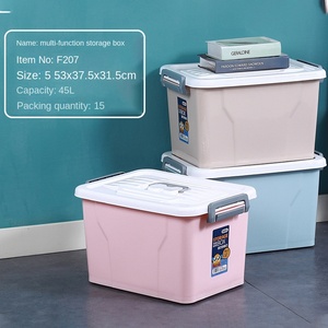 Caja de Plástico PP <span class=keywords><strong>para</strong></span> Joyería, Recipiente <span class=keywords><strong>para</strong></span> Agua, Cubo de Basura, Lavabo <span class=keywords><strong>para</strong></span> Estudiantes, Dormitorio Escolar, Contenedor de Alimentos <span class=keywords><strong>para</strong></span> el Hogar, Conservación de Frescura - Product Image 1