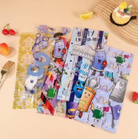 Sacs surprise personnalisés de luxe en plastique BOPP pour emballages de snacks, bonbons gélifiés et biscuits, avec logo personnalisé imprimé