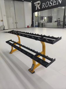 Oem dịch vụ Thương mại bán buôn thiết bị tập thể dục thể hình thép mạ kẽm quả tạ giá HAI TẦNG cho tập luyện - Product Image 3