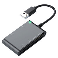 银行证件税务申报多功能智能卡（智能/MS/M2/SIM/SD/TF 6合1读卡器）