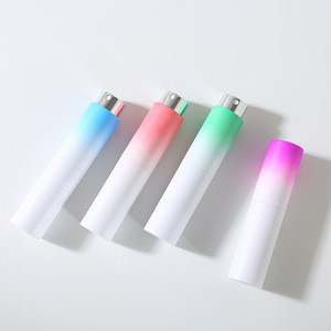 Refillable Perfume Atomizer Custom logo Gradient Cosmetics Spray <strong>Plastic</strong> <strong>Bottle</strong> - Product Image 3