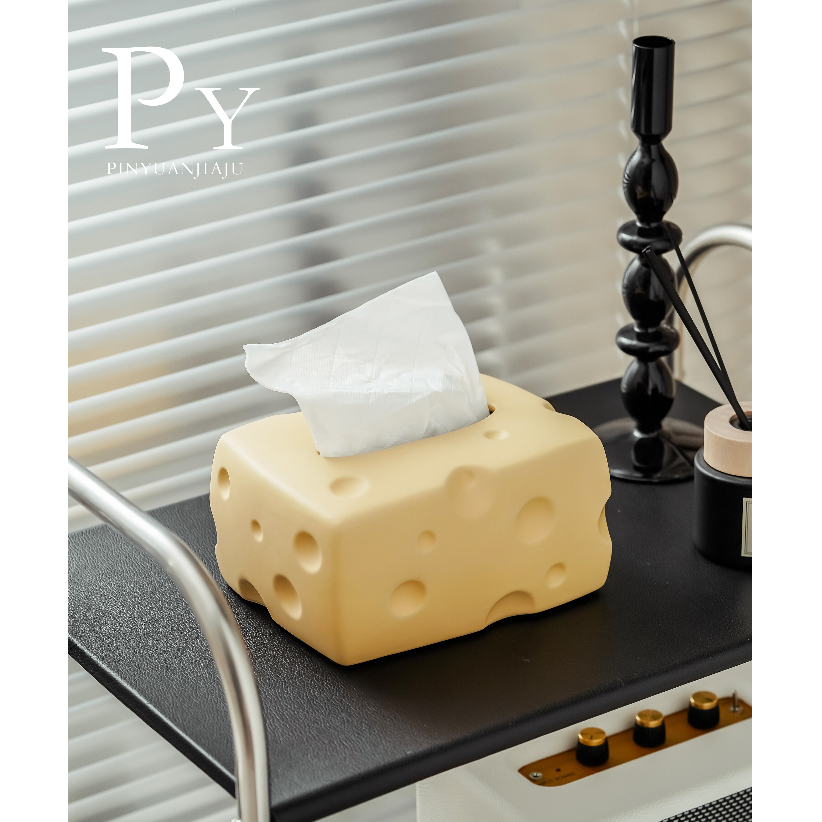 Boîte de tissu de fromage