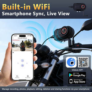 Caméra DVR <span class=keywords><strong>Moto</strong></span> 2K HD Portable Étanche Alimentée par USB avec Wi-Fi, Angle de 140°, Enregistrement <span class=keywords><strong>en</strong></span> Boucle, Plug & Play – Produit Phare Transfrontalier - Product Image 3