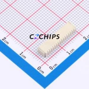 HCZZ0032-16 Wire-to-Board Pin Header SMD,P=1mm,Horizontal Mount Connector 1x16P 1mm Horizontal Mount SH - Product Image 2