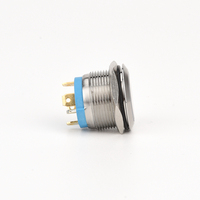 20Amp Étanche 1NO1NC Verrouillage Momentané Réinitialisation Autobloquant On-Off Led Mini Puissance En Acier Inoxydable Métal Bouton Poussoir Commutateurs
