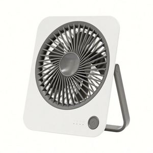 Ventilateur portable ultra-fin rechargeable, mini ventilateur de bureau USB, 3 vitesses, pour le bureau, la maison, les voyages, ensemble cadeau personnel - Product Image 1