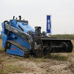 รถตักล้อยาง RIPPA RS06 พร้อมเครื่องตัดหญ้า เครื่องบดไม้ เครื่องยนต์ Kubota รถตักดินดีเซลแบบตีนตะขาบ เครื่องจักรกลการเกษตรขนาดเล็ก รถบูลโดเซอร์ขนาดเล็ก - Product Image 6