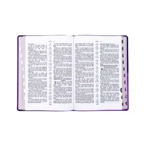 Venta caliente NKJV Biblias <span class=keywords><strong>de</strong></span> impresión grande con pestañas 28/30Gsm Biblias listas impresas Diario <span class=keywords><strong>de</strong></span> estudio en español para niñas - Product Image 2